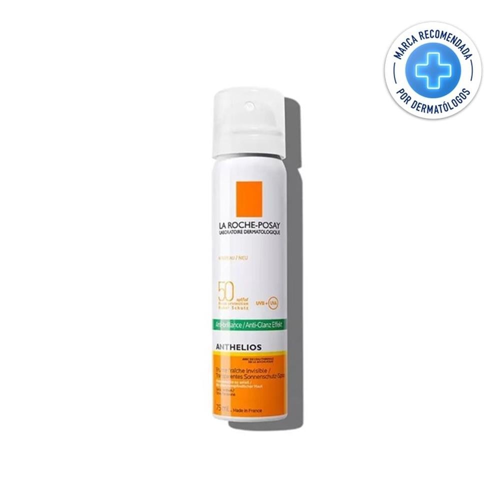 Anthelios SPF50 Anti-brillos Bruma Invisible Spray Piel Sensible 75 mL
