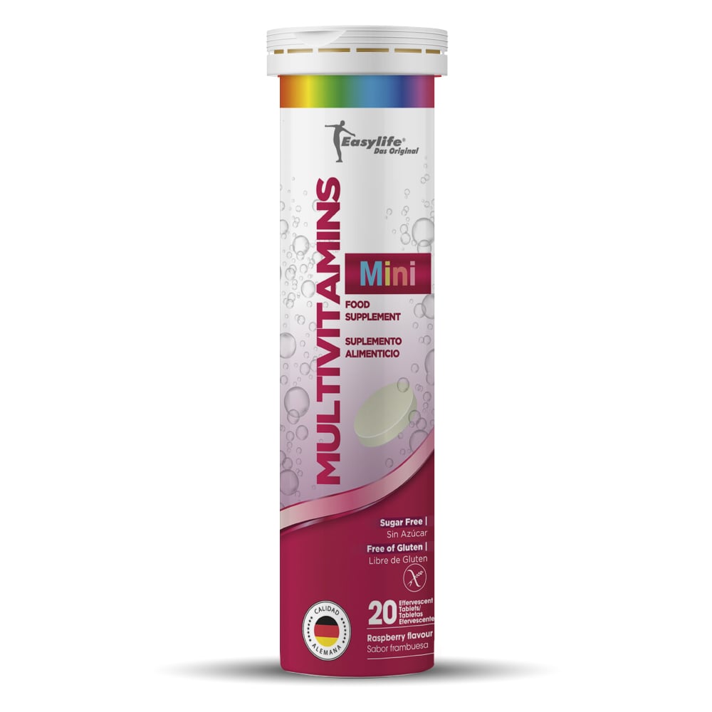 Easy Life Multivitamins Mini Tabletas Efervescentes Frambuesa 20