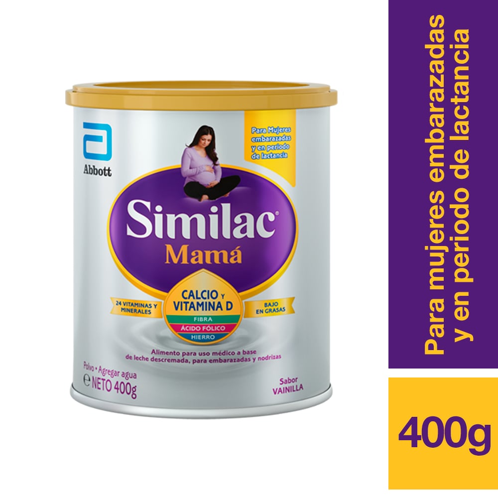 Similac Mama Alimento Espacial Embarazadas/nodrizas Polvo Sabor Vainilla 400 g