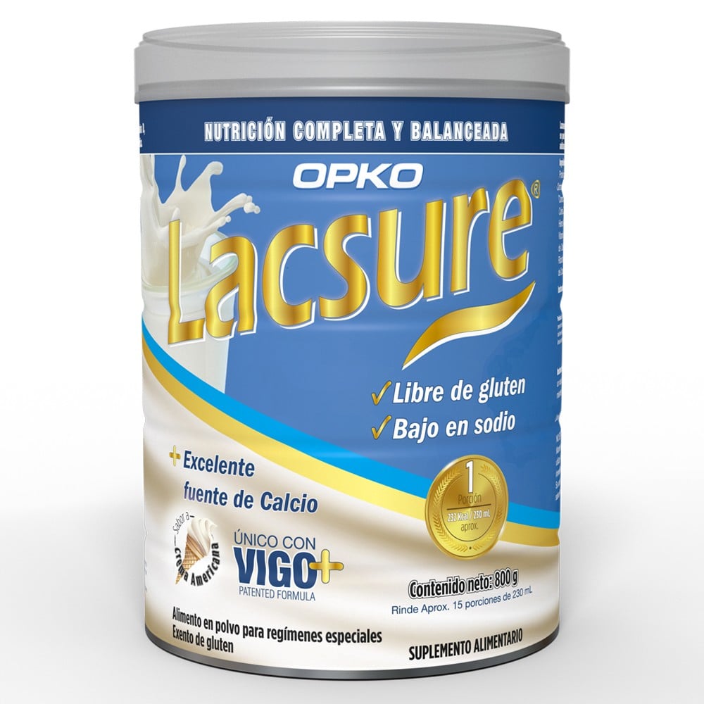 Lacsure Suplemento Alimenticio en Polvo 800 g