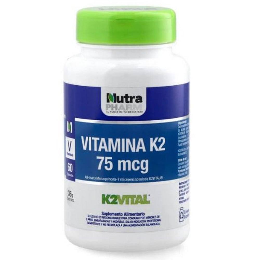 Nutrapharm Vitamina K2 Capsulas 75MCG.60